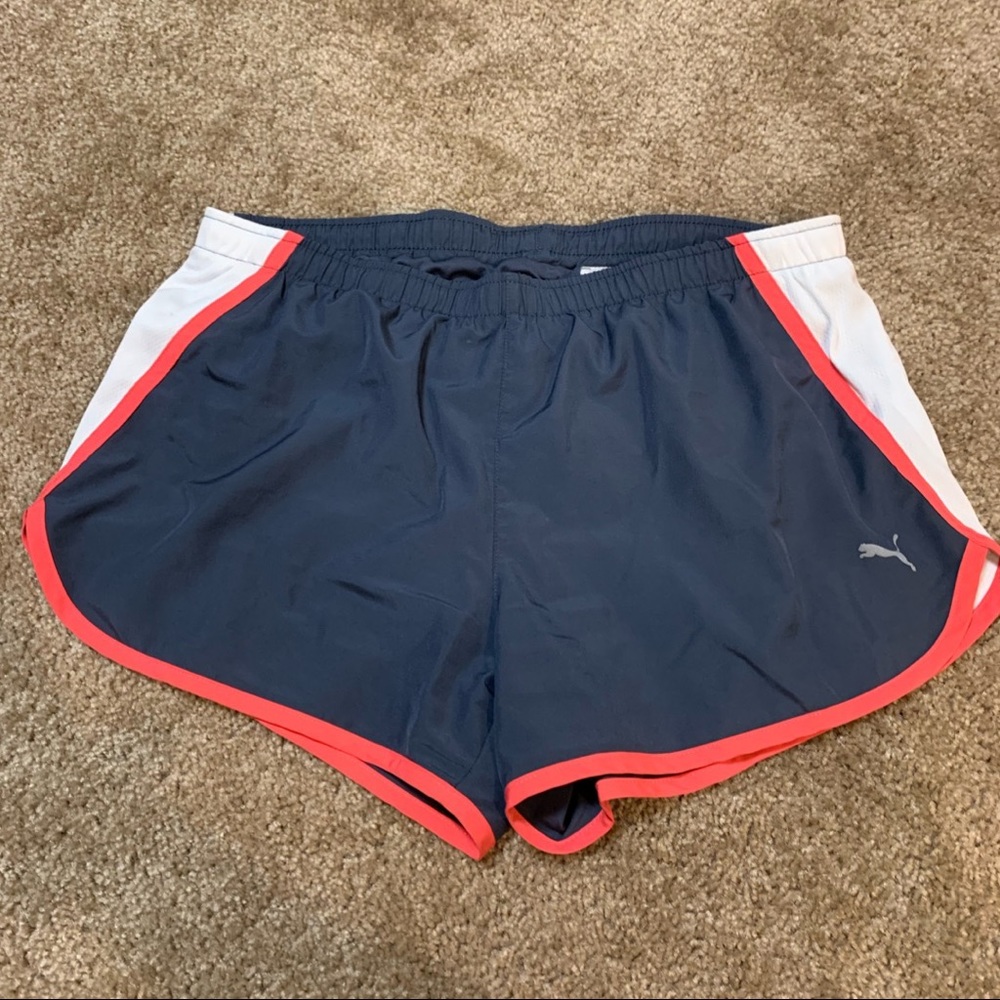 Puma grey and pink shorts size M